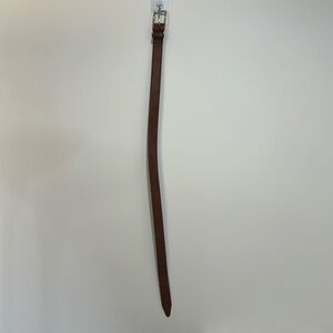 Nordstrom Cognac 34 Men’s Belt with Silver Buckle